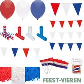 Oranje EK 2021 Versiering rood, wit, blauw XL Pakket