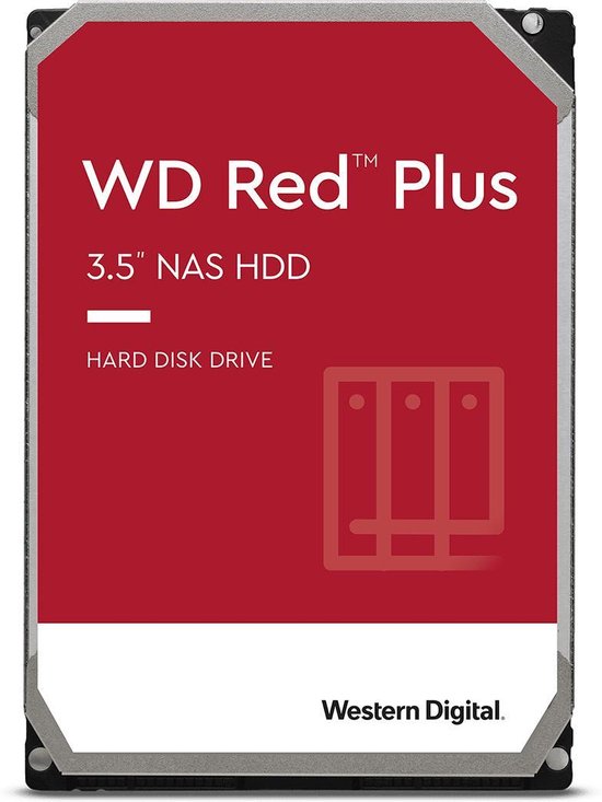 Hard Drive Western Digital WD Red Plus NAS 3,5" 5400 rpm