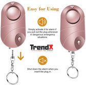 Persoonlijke Alarm- Zelfverdediging - Noodalarm - Beveiligingsalarm - LED Lamp - Sleutelhanger