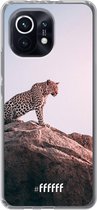 6F hoesje - geschikt voor Xiaomi Mi 11 -  Transparant TPU Case - Leopard #ffffff