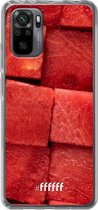 6F hoesje - geschikt voor Xiaomi Redmi Note 10 Pro -  Transparant TPU Case - Sweet Melon #ffffff