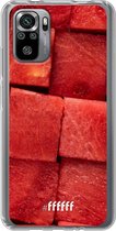 6F hoesje - geschikt voor Xiaomi Redmi Note 10S -  Transparant TPU Case - Sweet Melon #ffffff