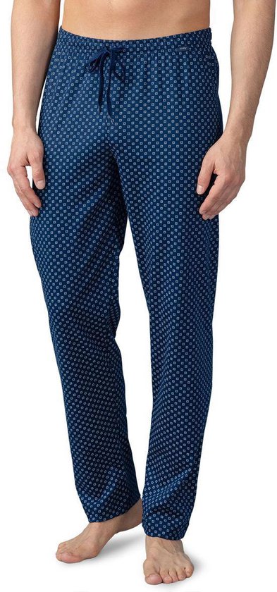 Pantalon de pyjama long Mey - Gisborne - motif bleu - Taille : 3XL