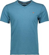 Jack & Jones T-shirt Jprmaxwell Blu. Tee V-neck 12152563 Pacific/reg Mannen Maat - XL