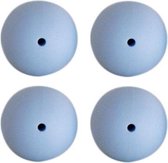 Perles en Siliconen 4 pièces 32 Blauw Bébé