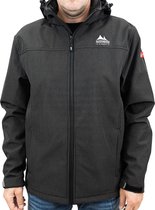 Nordberg Kjeld - Softshell Outdoor Zomerjas Heren - Zwart Melange - Maat 3XL