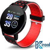 Kiraal Fit 3 - Smartwatch - Activity Tracker - Temperatuurmeter - Bloeddrukmeter - Hartslagmeter - Stappenteller - Horloge - Heren - Dames - Nederlandse Handleiding
