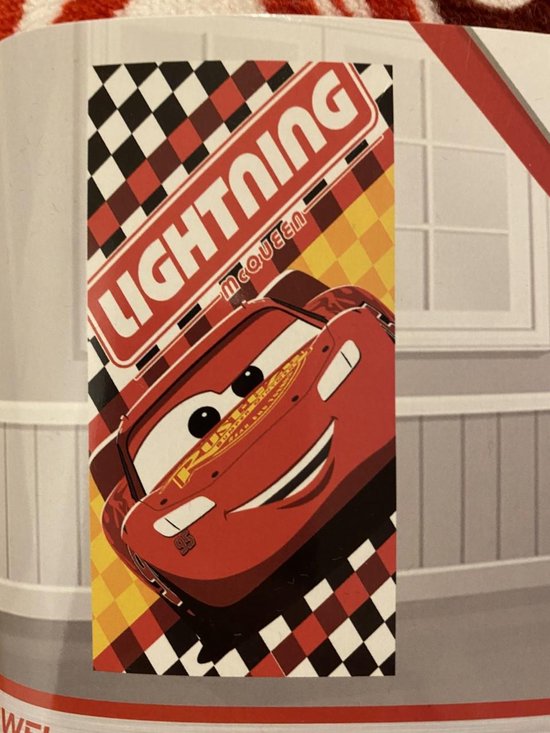 Disney Pixar Cars Serviette de plage serviette de bain Lightning McQueen Power Breaking 70 x 140 cm 