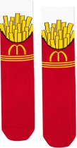 Mac Donalds sokken - Patat - Maccie - Unisex sokken - One Size - Rood