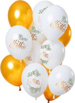 Bruiloft Ballonnen Mr & Mrs 30cm 12st