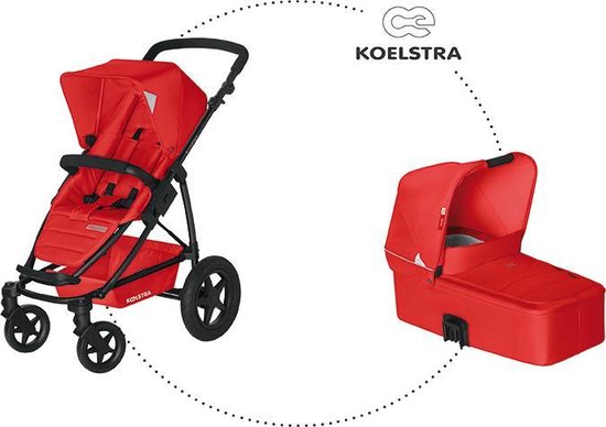 Koelstra Binque Daily Combi Kinderwagen - Rood