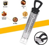 HGMD® Suikerthermometer RVS - Keuken thermometer - Thermometer koken - Thermometer bbq