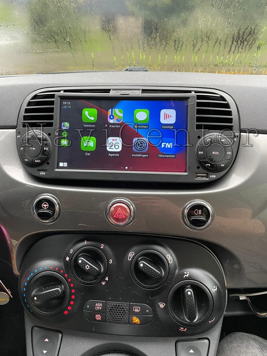 Fiat 500 2007-2015 CarPlay Android 10 Système de navigation et multimédia  Autoradio... | bol