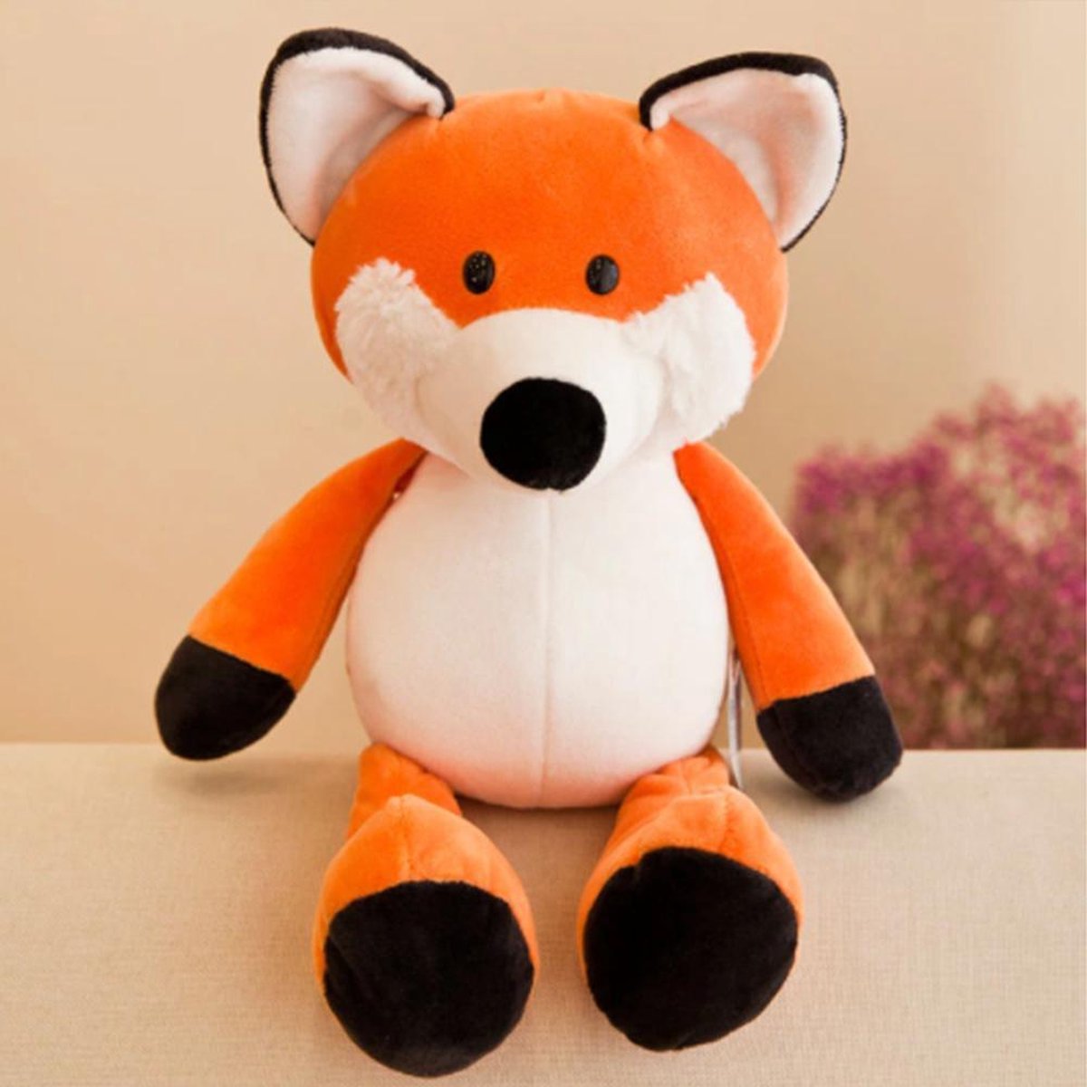 DW4Trading Knuffel Vos - Dierenknuffels - Knuffelbeesten - Pluche Speelgoed - 25 cm