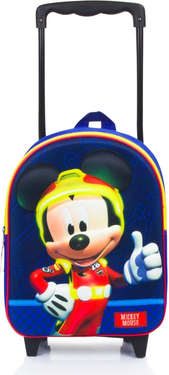 Mickey Mouse Believing (3D) Rugzaktrolley 3D - 9,3 l - Blauw