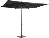 Exotan Apple parasol vierkant in antraciet  300x300cm Ø