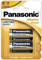 Panasonic Batterijen Type C  |10 blisters van 2 batterijen |  20 totaal