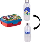 Sonic the Hedgehog brooddoos + Drinkfles - waterfles 850 ml
