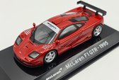McLaren F1 GTR 1995 (Rood) (10 cm) 1/43 Atlas - Modelauto - Schaalmodel - Model auto - Miniatuurauto - Miniatuur autos
