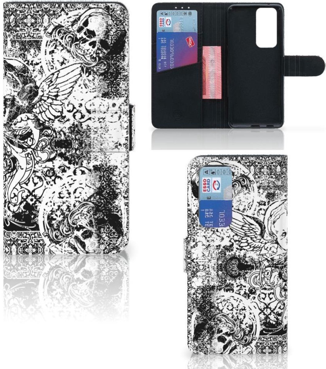 Telefoonhoesje met Naam OPPO Find X3 Neo 5G Skulls Angel
