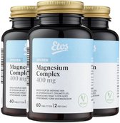 Etos Magnesium Complex 400mg - 180 tabletten (3 x 60)