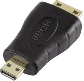 SpeaKa Professional SP-5136932 HDMI Adapter [1x HDMI-stekker C mini - 1x HDMI-stekker D micro] Zwart