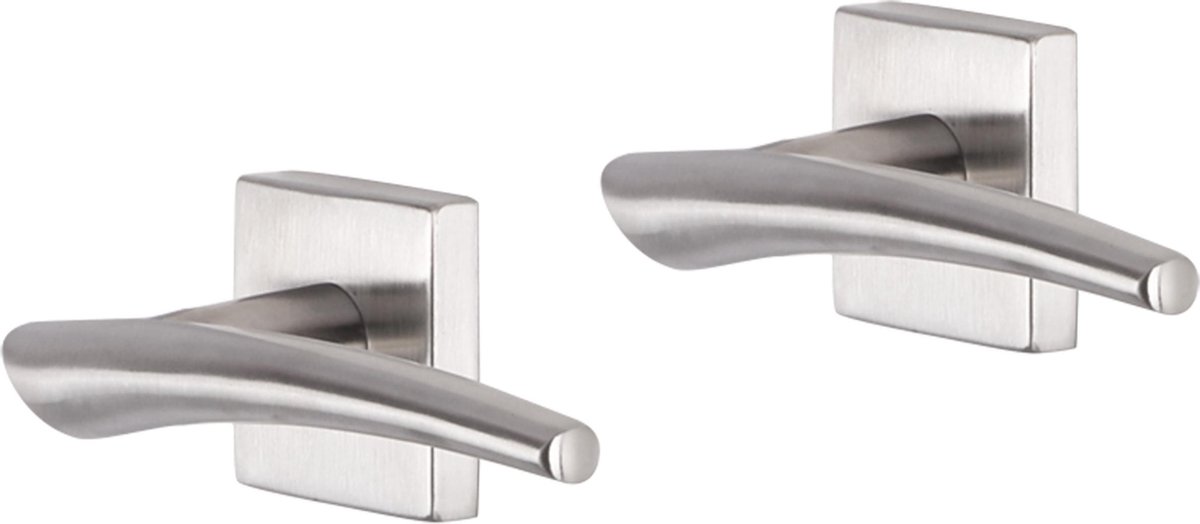 Deurkruk - Impresso Sheffield - Voor binnen - Vierkant - RVS - 2 stuks
