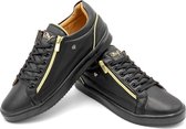 Heren Sneakers - Zippers Black - CMS97 - Zwart