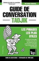 Guide de Conversation Fran ais-Tadjik Et Dictionnaire Concis de 1500 Mots