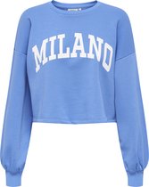 ONLY ONLSPENCER LIFE L/S CROPPED O-NECK SWT Dames Trui - Maat M