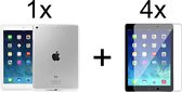 iPad 6 Hoes Transparant siliconen - iPad 2018 hoes - iPad 6e Generatie hoesjes - 9.7 Inch - 4 x Screenprotector iPad 6