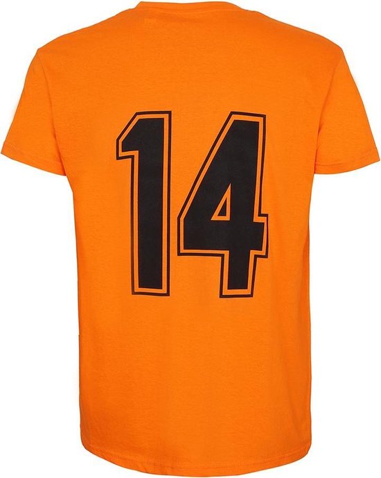 Sleeve Holland Football Johan Cruyff Retro Jersey T-shirt Oranje