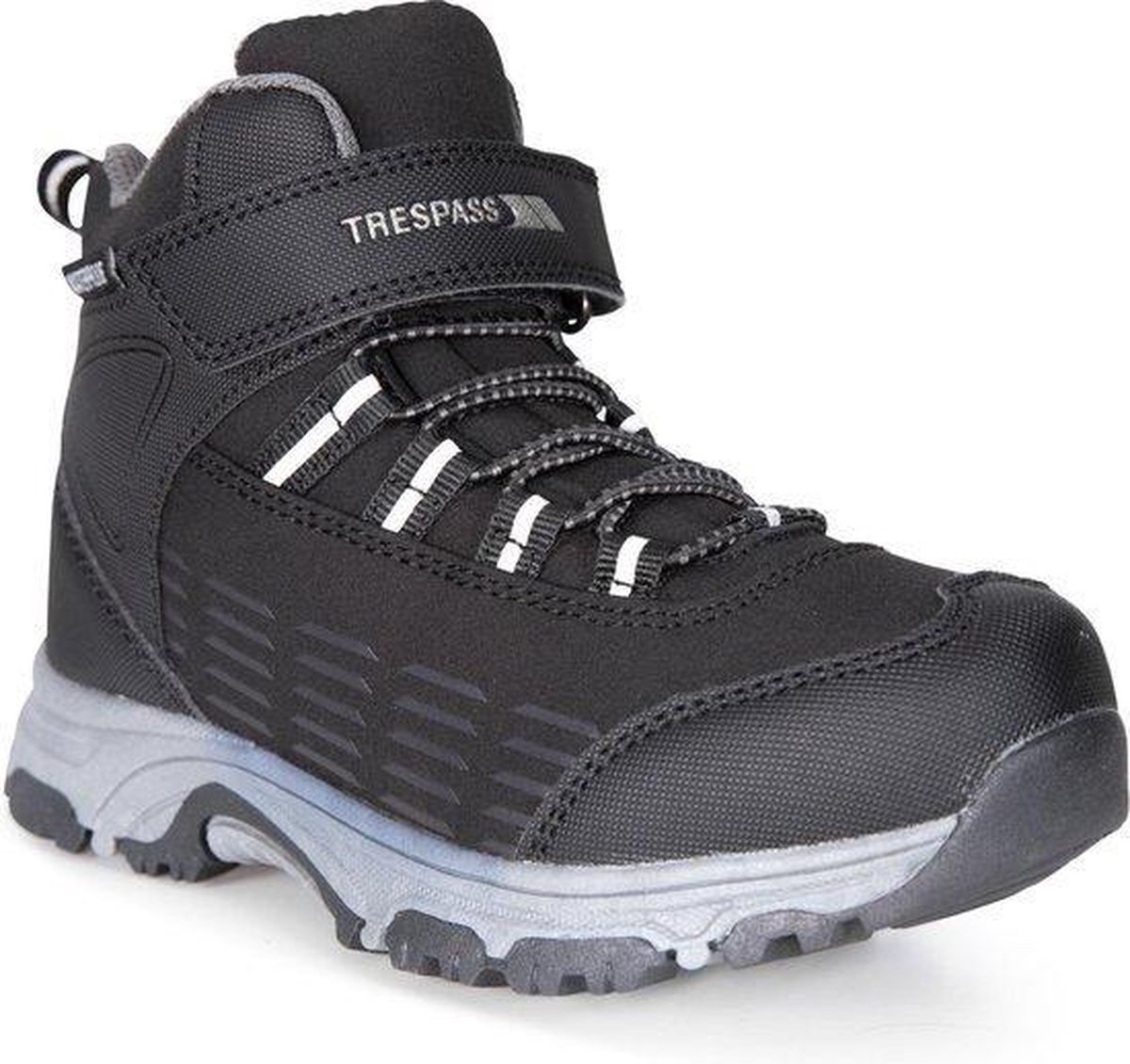 Trespass Childrens/Kids Harrelson Mid Cut Hiking Boots (Black)