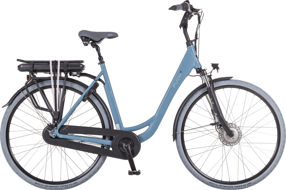 Puch E-Soul - Cotton blue matt - Elektrische fiets - Dames 55 - Ananda