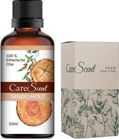 CareScent Etherische Sandelhout Olie | Essentiële Olie voor Aromatherapie | Geurolie | Sandalwood | Aroma Olie | Aroma Diffuser Olie | Sandelhoutolie - 50ml