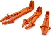 Collier de serrage flexible à angle droit, 3 pièces, Set de Pinces