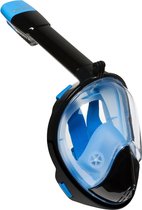 Atlantis Full Face Mask 2.0 - Snorkelmasker - Volwassenen - Zwart/Blauw - L/XL