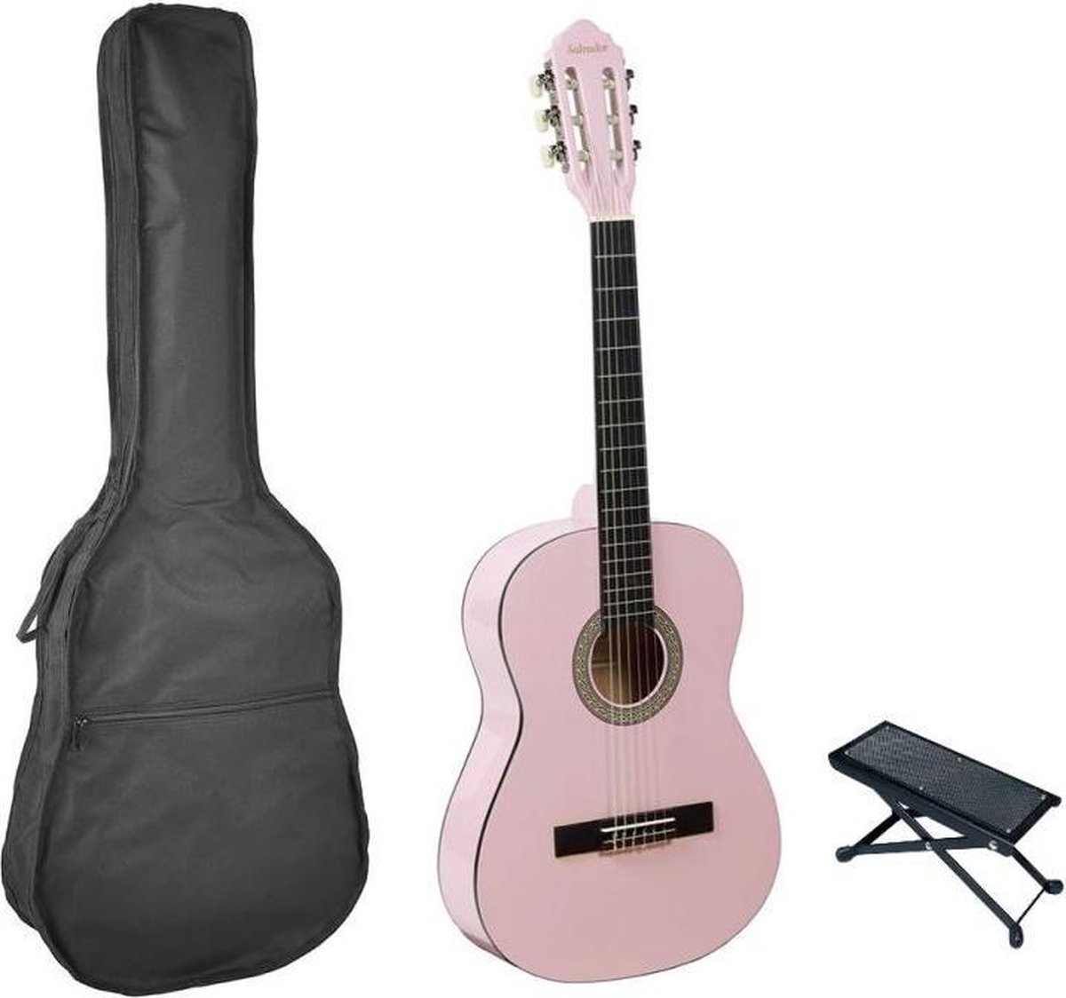 TIGER Mad About MA-CG02 Klassieke Gitaar, 3/4 Maat Blauwe Klassieke Gitaar Kleurrijke Spaanse Gitaar Met Draagtas Riem Pick En Reservesnaren