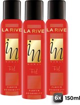 La Rive Deo In Woman Red - Voordeelverpakking 6 Stuks