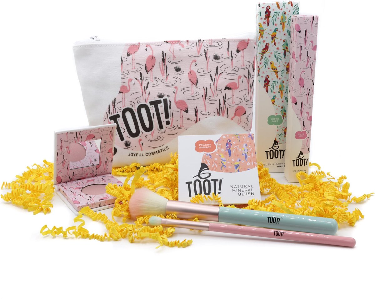 Goedkoopste TOOT! Natuurlijke Kinder Make-up Set - Flamingo - Large
