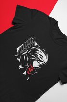 Mikasa Ackerman Legion T-Shirt | Attack on Titan | Anime Merchandise | Waifu | Cadeau voor geek en gamer | Unisex Maat S