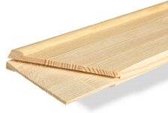 HOUTEN SPIELATTEN Classic 45, 130cm lang profiel breedte 4,5 cm, hoogte 2 cm per 2 stuks