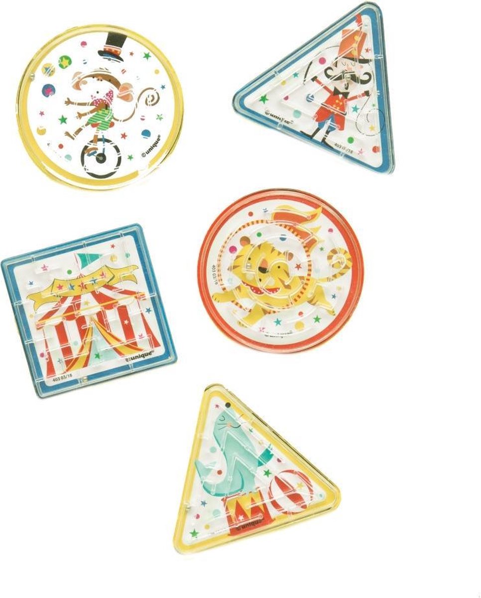 Uitdeelcadeautjes Dolhof met Balletje Circus 6cm 6st
