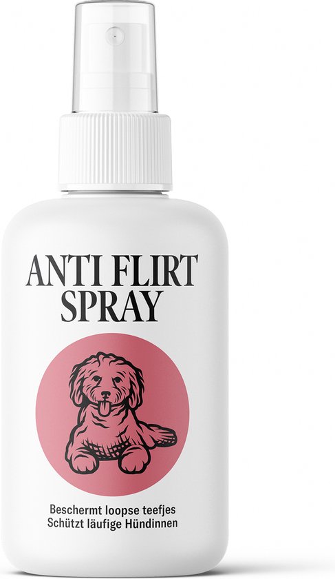 Sensipharm Anti Flirt Spray voor Honden 100 ml. Beschermt Loopse Teefjes Tegen Reutjes Tijdens Loopsheid.