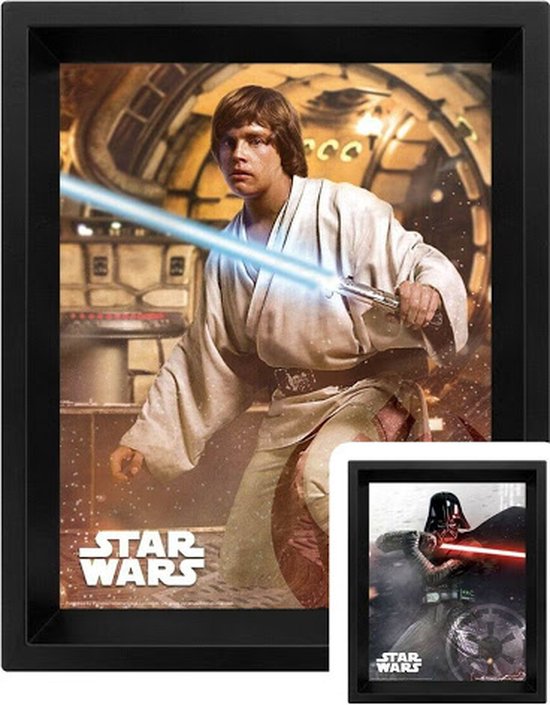 Star Wars - Vader Vs Skywalker 3D Lenticular Poster 28,7 x 23,5cm