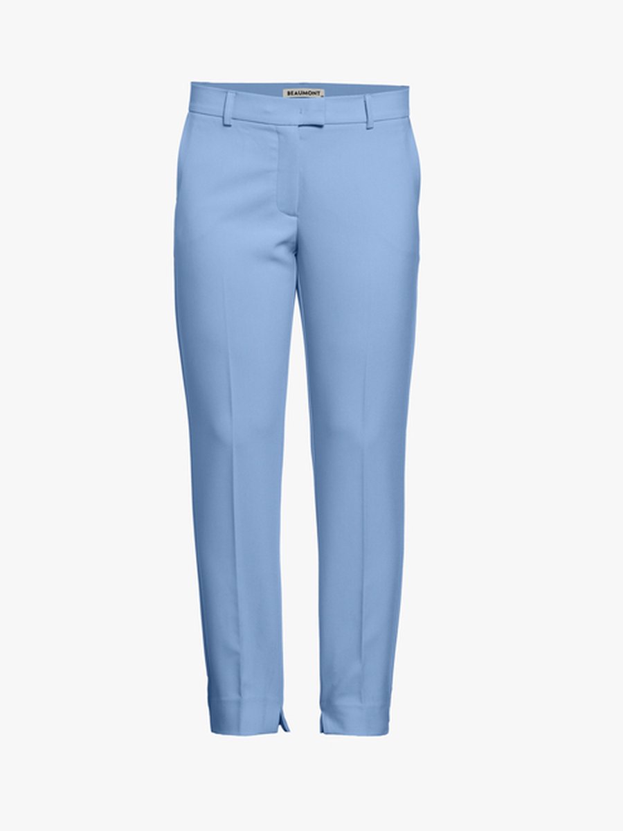 Beaumont Pants Chino Twill Corn Blue - Chino Voor Dames - Licht Blauw - 34