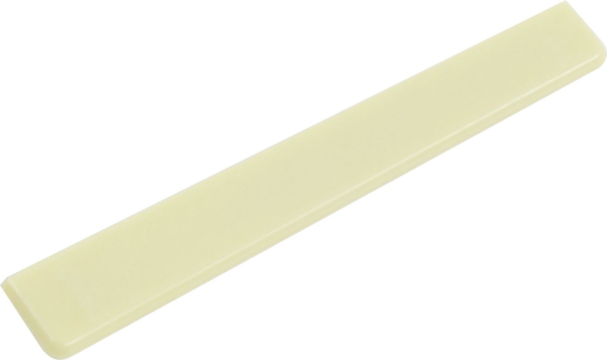Yellow Parts EZ1490 Brugkam / Brugzadel Plastic - Ivoorkleur, voor Klassieke Gitaar