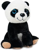 Panda met Glitterogen Pluche Knuffel 20 cm [Panda Plush Toy | Speelgoed knuffeldier knuffelbeest voor kinderen jongens meisjes]