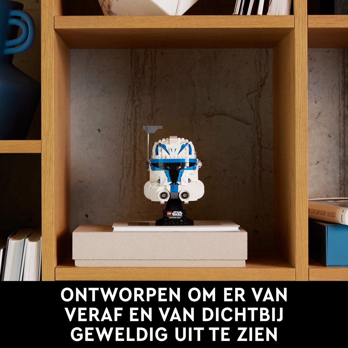 LEGO Star Wars Captain Rex Helm Set voor Volwassenen, The Clone Wars Collectible - 75349 — afbeelding 4