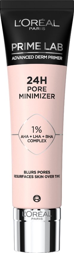 L'Oréal Paris Prime Lab Pore Minimizer Primer- Verrijkt met 1% LHA en Salicylzuur - 30 ml